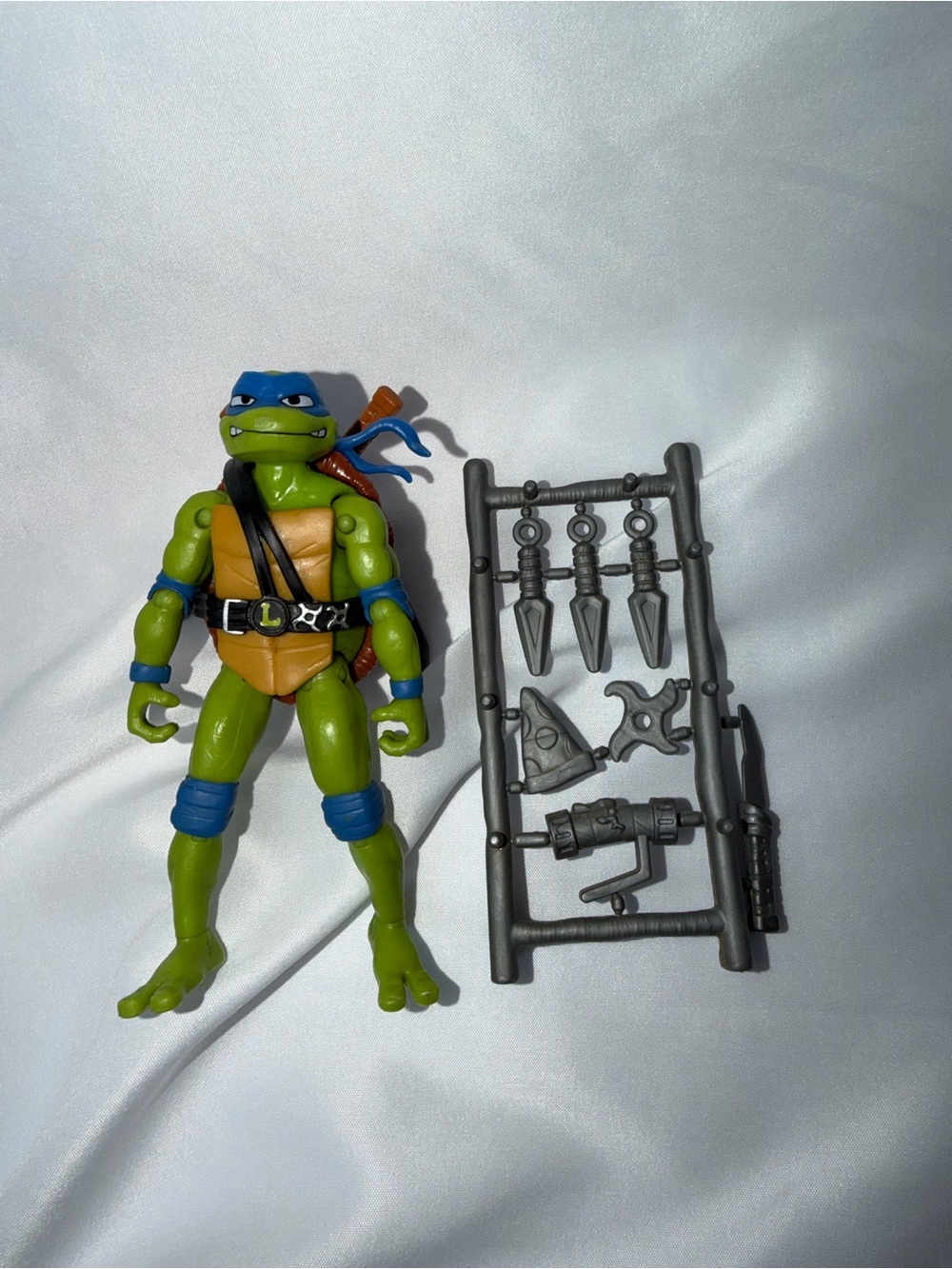 Playmates TMNT Leonardo Action Figure 2023 Ninja Turtles W Accessories